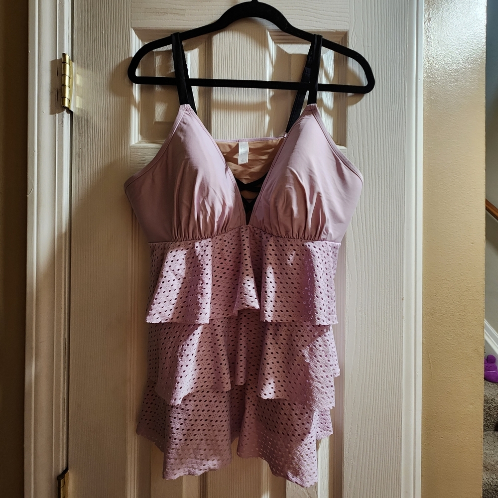 Lane Bryant tankini swim top, size 20